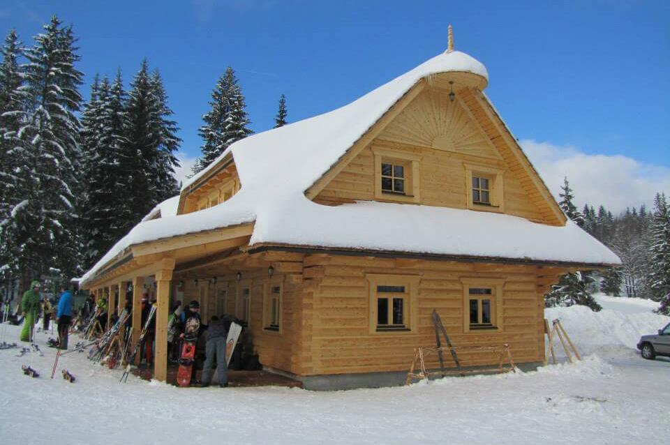 Koliba Ski Gruniky Sihelné Exterior foto